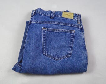 Jean vintage des années 1980, taille 37x32, doublé de flanelle, de la marque L.L. Bean