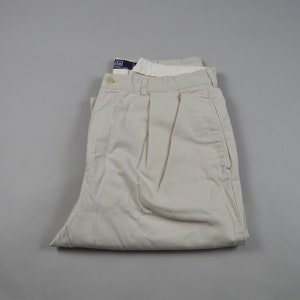 Vintage 1990s Pleated Andrew Pant Chinos by Polo Ralph Vintage 1990s Pleated Andrew Pant Chinos by Polo Ralph