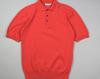 Vintage 1960s Size XS/Small Short Sleeve Ban Lon Polo by Charles Knitwear