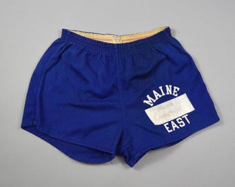 Vintage 1960s Blue Cotton Gym Shorts by Champion