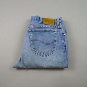 Vintage 1980s/1990s Light Wash Lee Riders Jeans Size 38 image 1