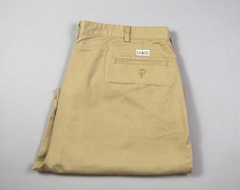 Vintage 1990s Size 39x30 Khaki Andrew Pant Chinos by Polo Ralph Lauren
