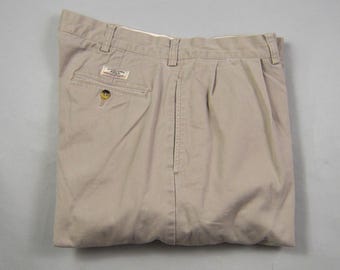 Vintage Size 36x31 Khaki Andrew Pant Chinos by Polo Ralph Lauren