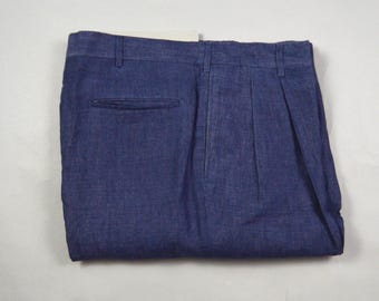 Vintage 1990s Size 38x28 Pleated Andrew Pant Chinos by Polo Ralph