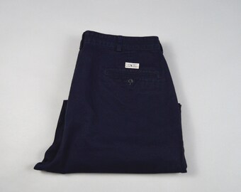 Vintage Navy Blue Andrew Pant Chinos by Polo Ralph Lauren Size 36