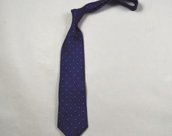 Vintage 1980s/1990s Blue Paisley Silk Necktie by Gant
