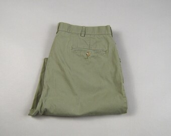 Vintage Sage Green Hammond Pant Chinos by Polo Ralph Lauren Size 36