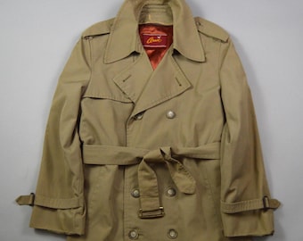 Trench-coat vintage des années 1980, taille 38S, signé Arnie