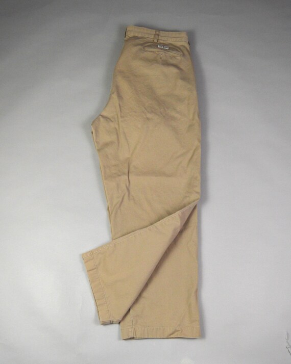 Vintage 1990s Size 38x28 Pleated Andrew Pant Chinos by Polo Ralph