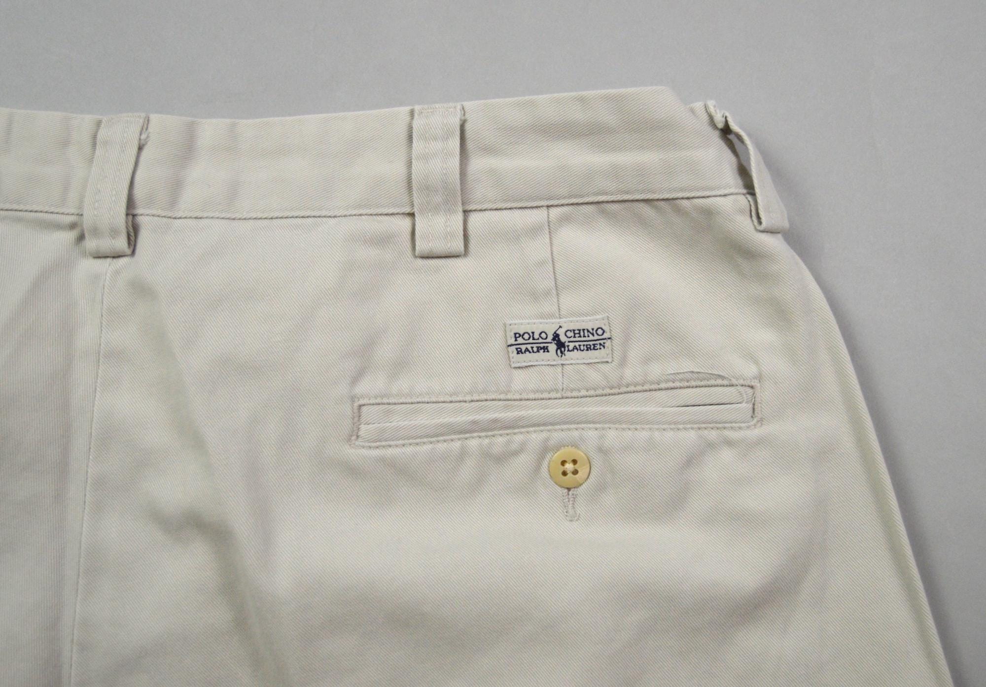 Vintage 1990s Size 37x28 Philip Pant Chinos by Polo Ralph Lauren