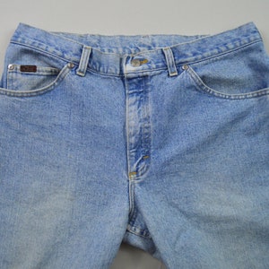 Vintage 1980s/1990s Light Wash Lee Riders Jeans Size 38 image 5