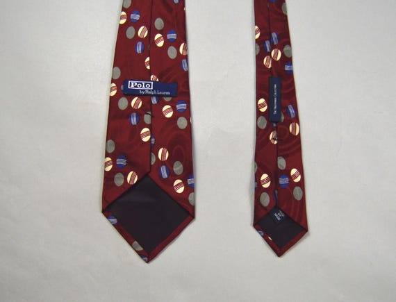 Vintage 1990s Red Circular Pattern Hollywood Coll… - image 3