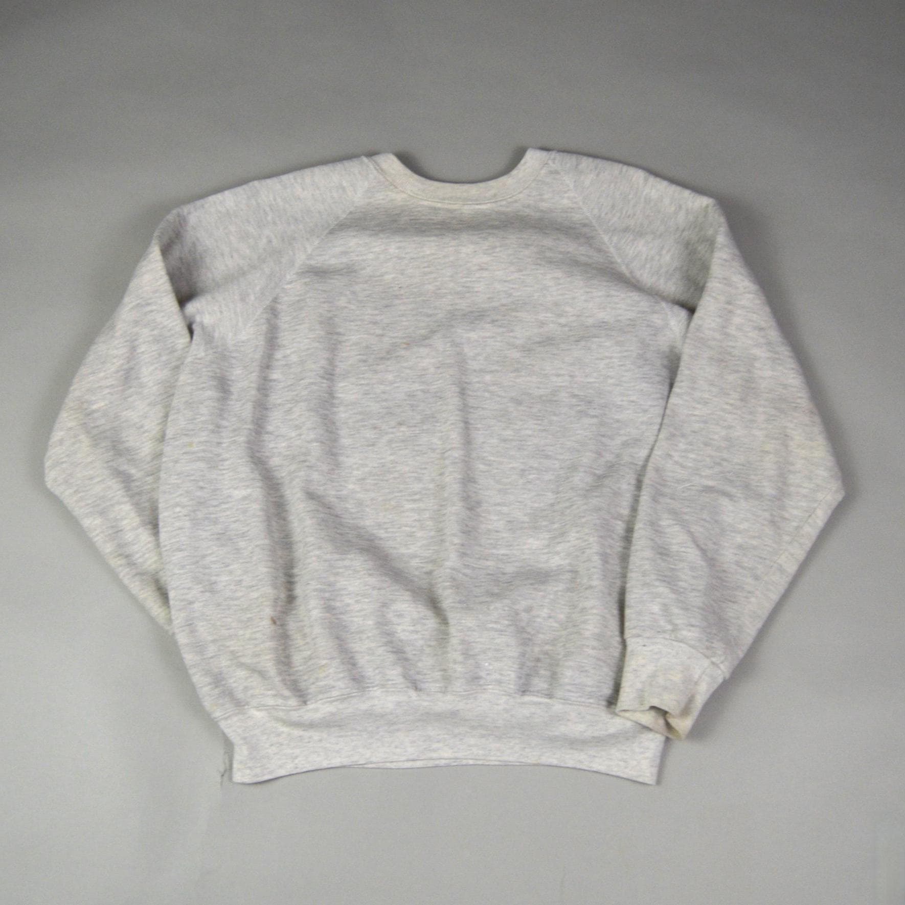 Sweat Vintage Fin 60’s Vert Forêt En L – Coupe Raglan Authentique Et Confortable