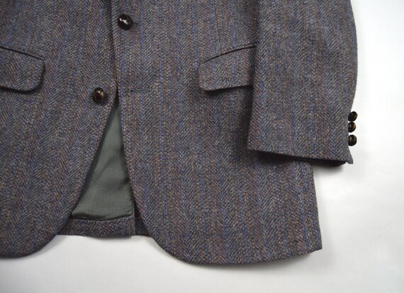 Vintage 1980s Herringbone Stripe Milnburn Tweed S… - image 2