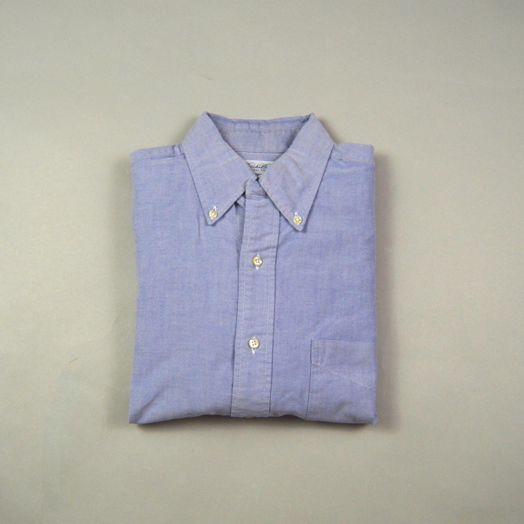 90s USA製 Brooks Brothers BDシャツ 15½-35 Vintage 1990s Size 15x34 Light Blue Oxford Button Down Shirt