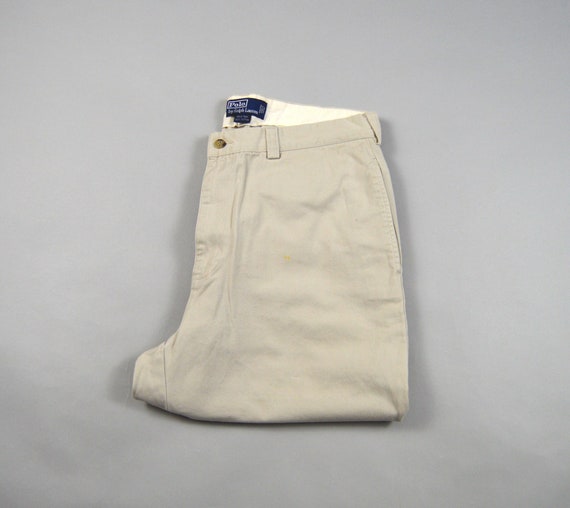 Vintage Flat Front Philip Pant Chinos by Polo Ralph Lauren Vintage Flat Front Philip Pant Chinos by Polo Ralph Lauren