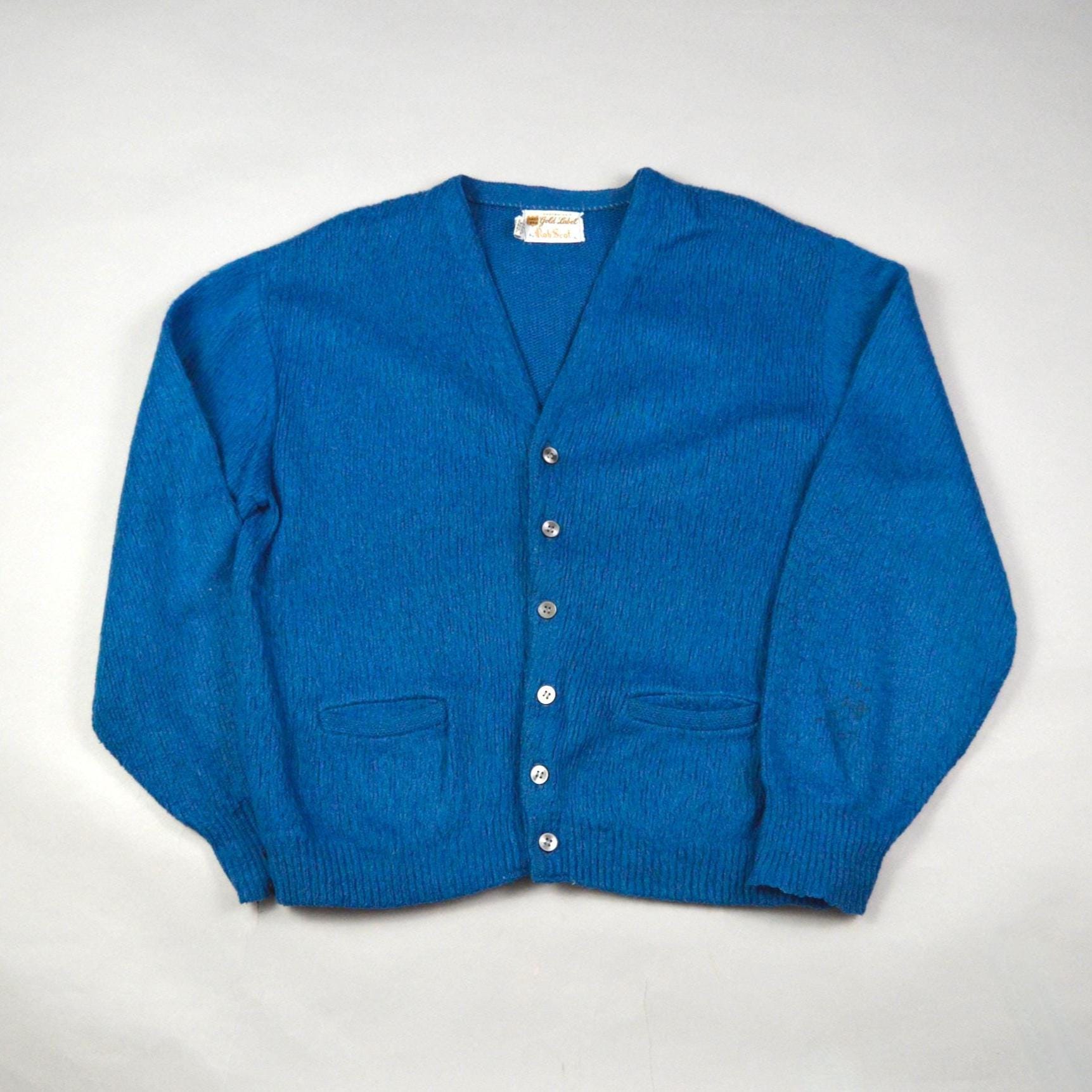 60s Mohair Cardigan - Etsy