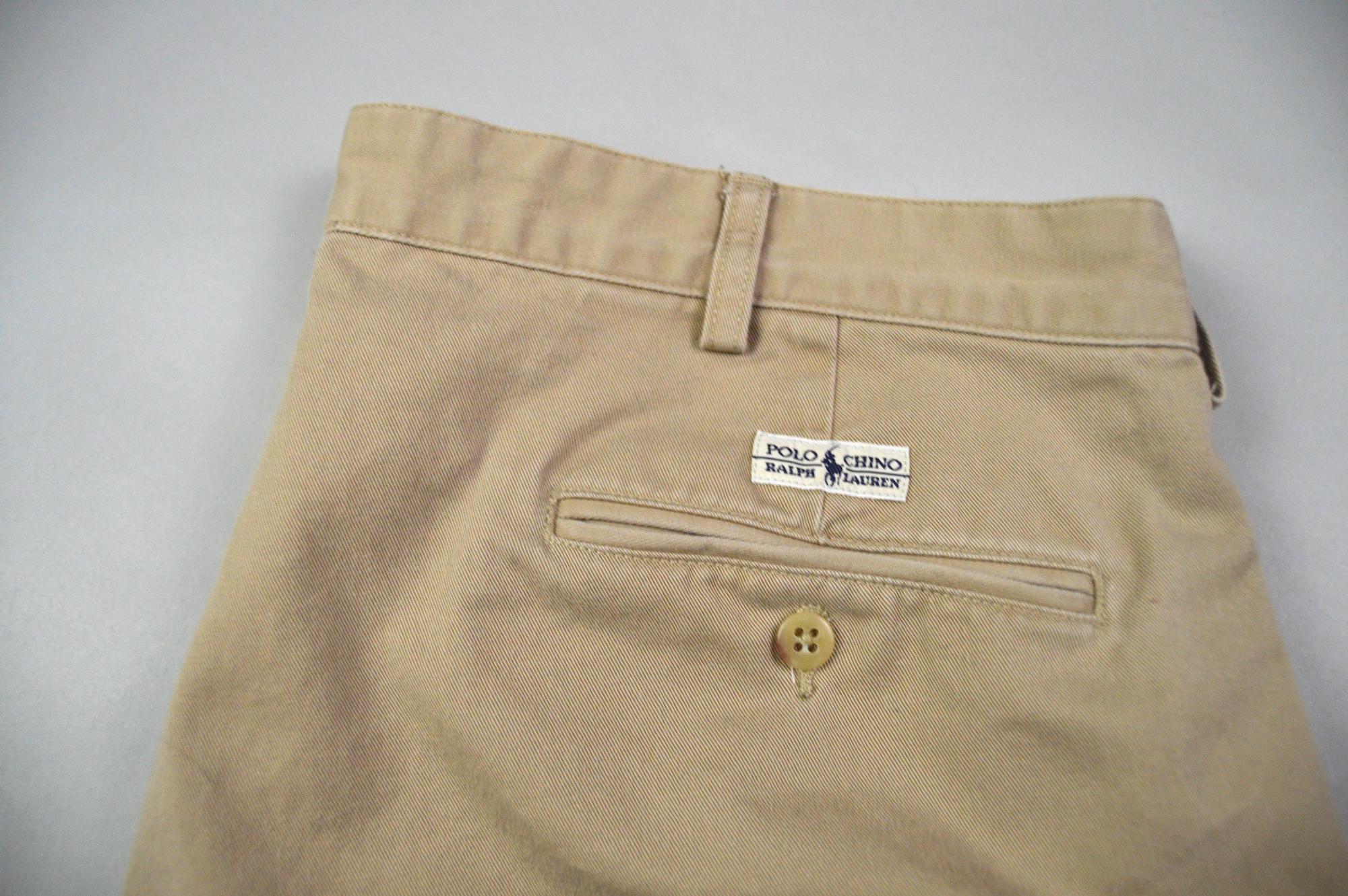 Vintage 1990s Size 38x28 Pleated Andrew Pant Chinos by Polo