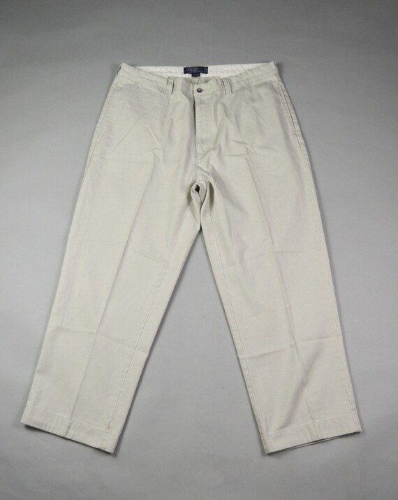 Vintage 1990s Size 37x28 Philip Pant Chinos by Polo Ralph Lauren