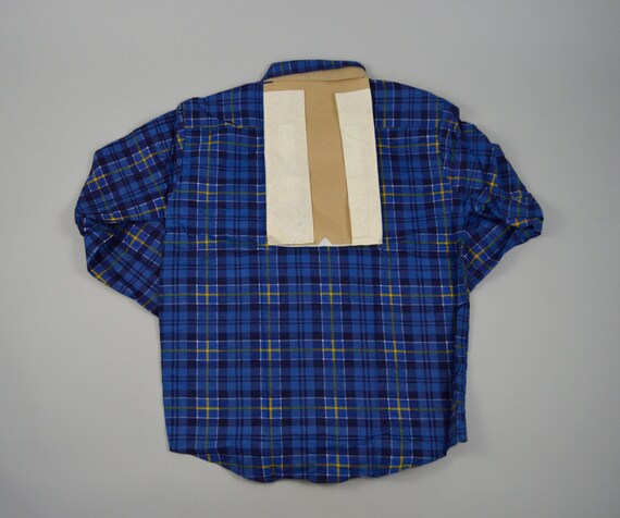 Deadstock 1950s Men's Yellow Flannel Shirt