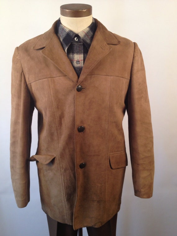 Vintage 40s/50s Handmade Suede Jacket Size 40