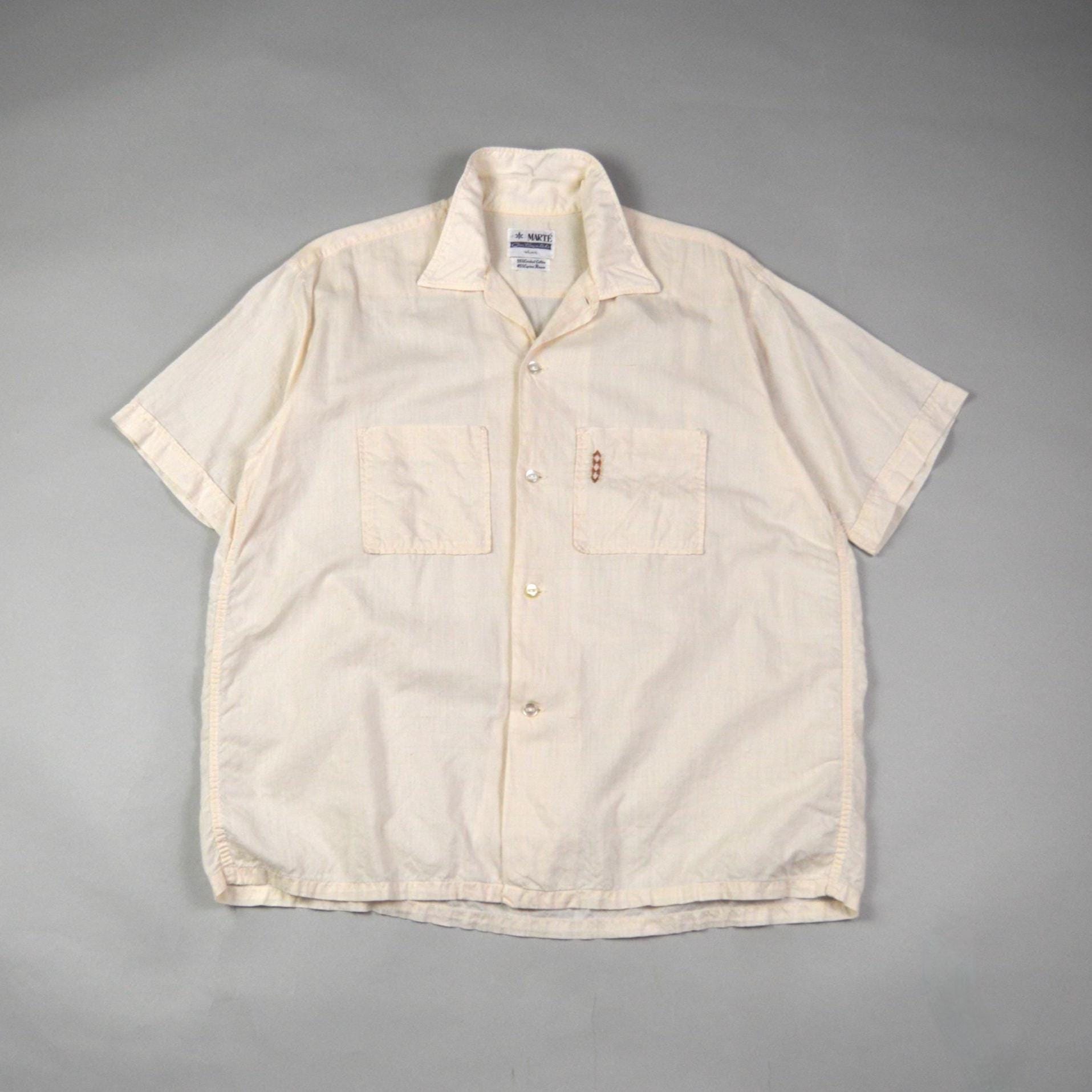 Vintage 60s Rayon Shirt - Etsy