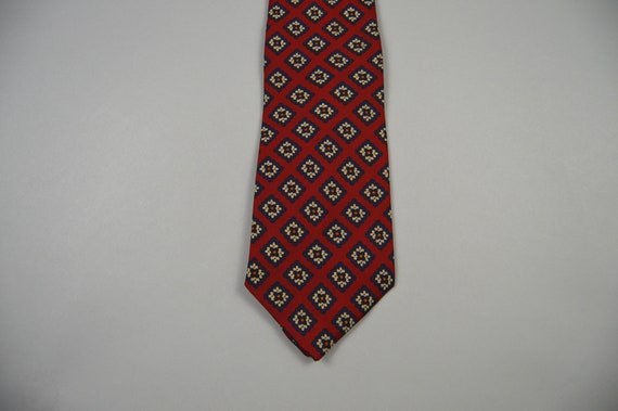 Vintage 1980s Red Foulard Necktie by Trooping the… - image 2
