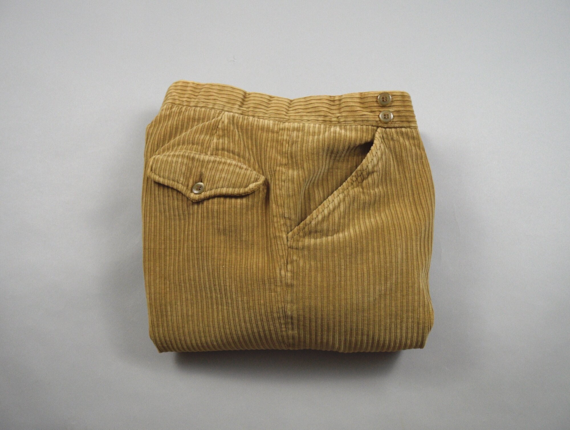 Vintage 100% Cotton 36/30.5 Forest Green Wide Wale Corduroy Pants — Orvis