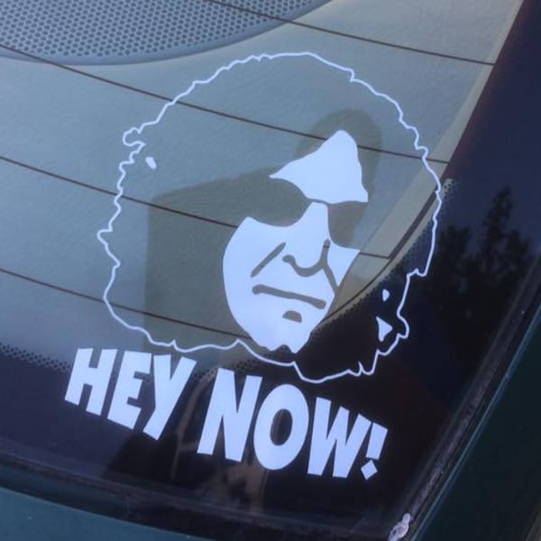 HEY NOW decal Howard Stern window decal sticker mac book