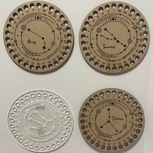 Zodiac Constellation Embroidery Floss Sorter