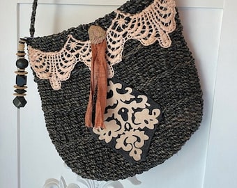 Women’s Woven Handbag, Woven Purse, Shoulder Bag, Light Weight Purse, Crossover Bag, Boho Fashion, Satchel, ForevermoreJewels