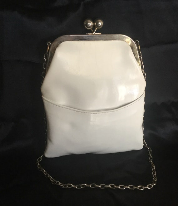 Harry Levine Vintage 60's Patent Leather Handbag - image 3