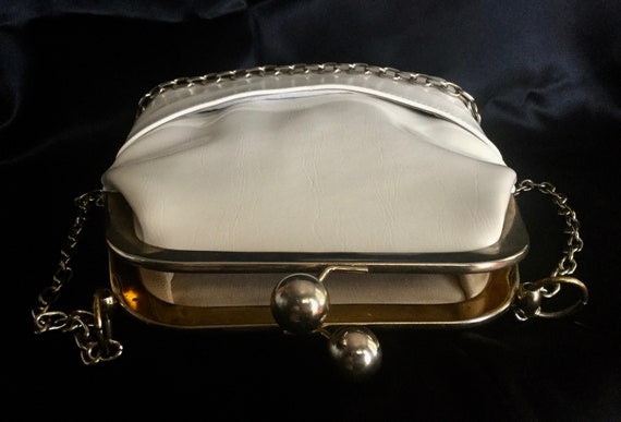 Harry Levine Vintage 60's Patent Leather Handbag - image 10