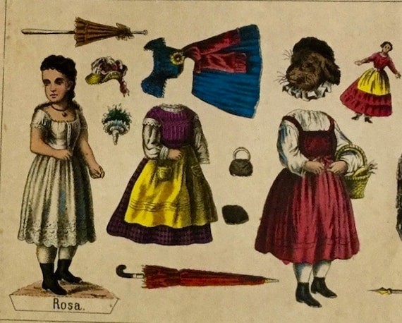 german paper doll