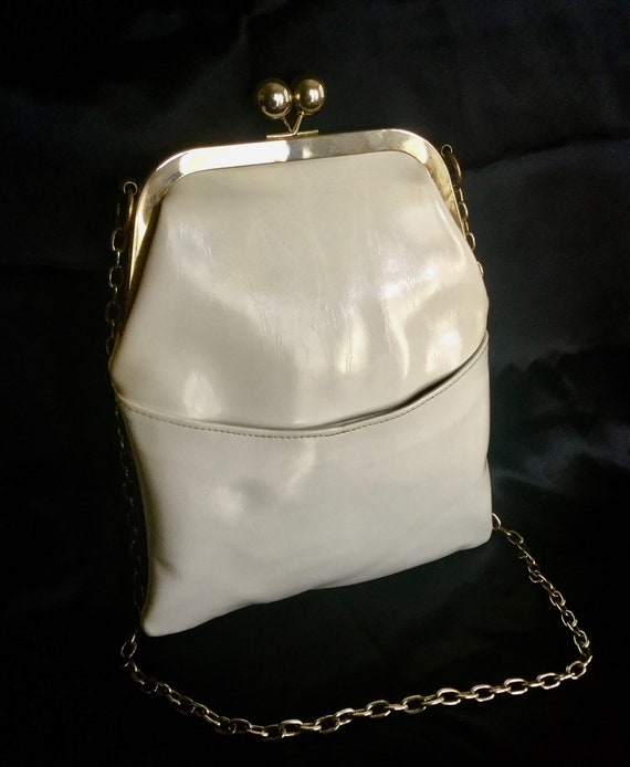 Harry Levine Vintage 60's Patent Leather Handbag - image 4