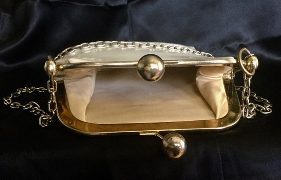 Harry Levine Vintage 60's Patent Leather Handbag - image 9