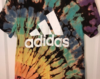 Dip dye adidas t shirt on sale