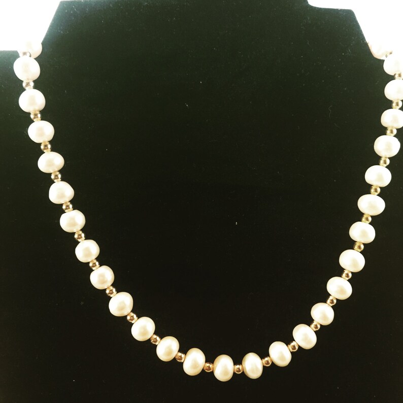 Pearl Necklace Etsy