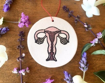 Uterus ornament, cuterus charm, feminist ornaments, female empowerment ornaments, Womanhood, sisterhood, female body ormanens