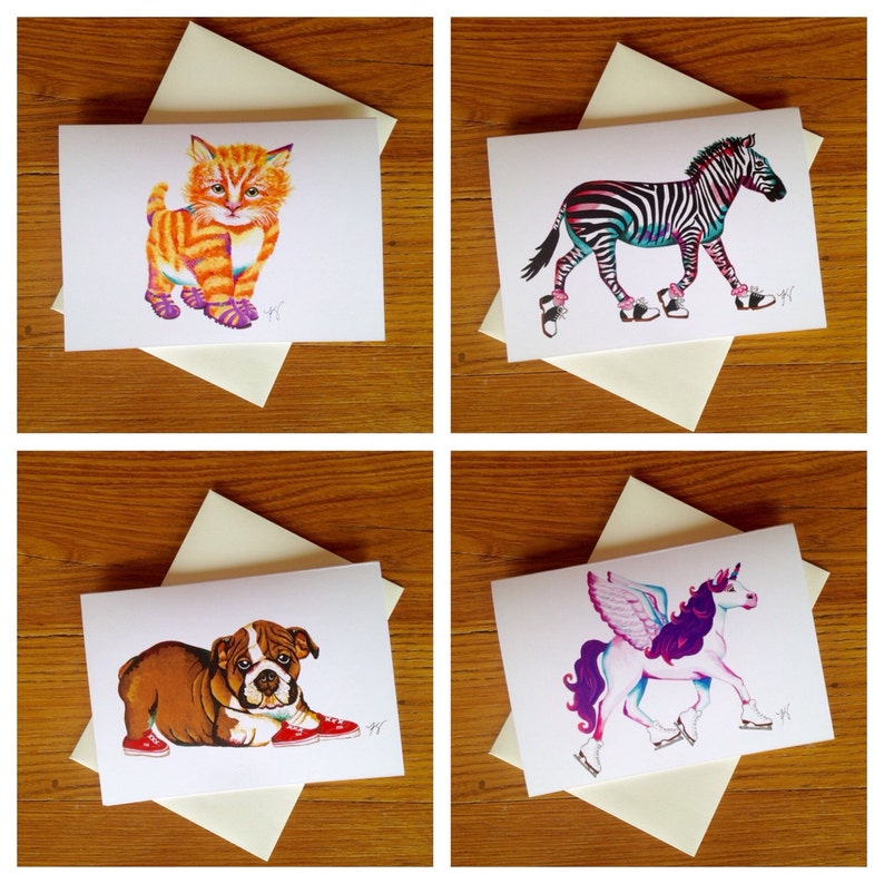 assortment-of-animal-greeting-cards-5-pack-of-cards-etsy