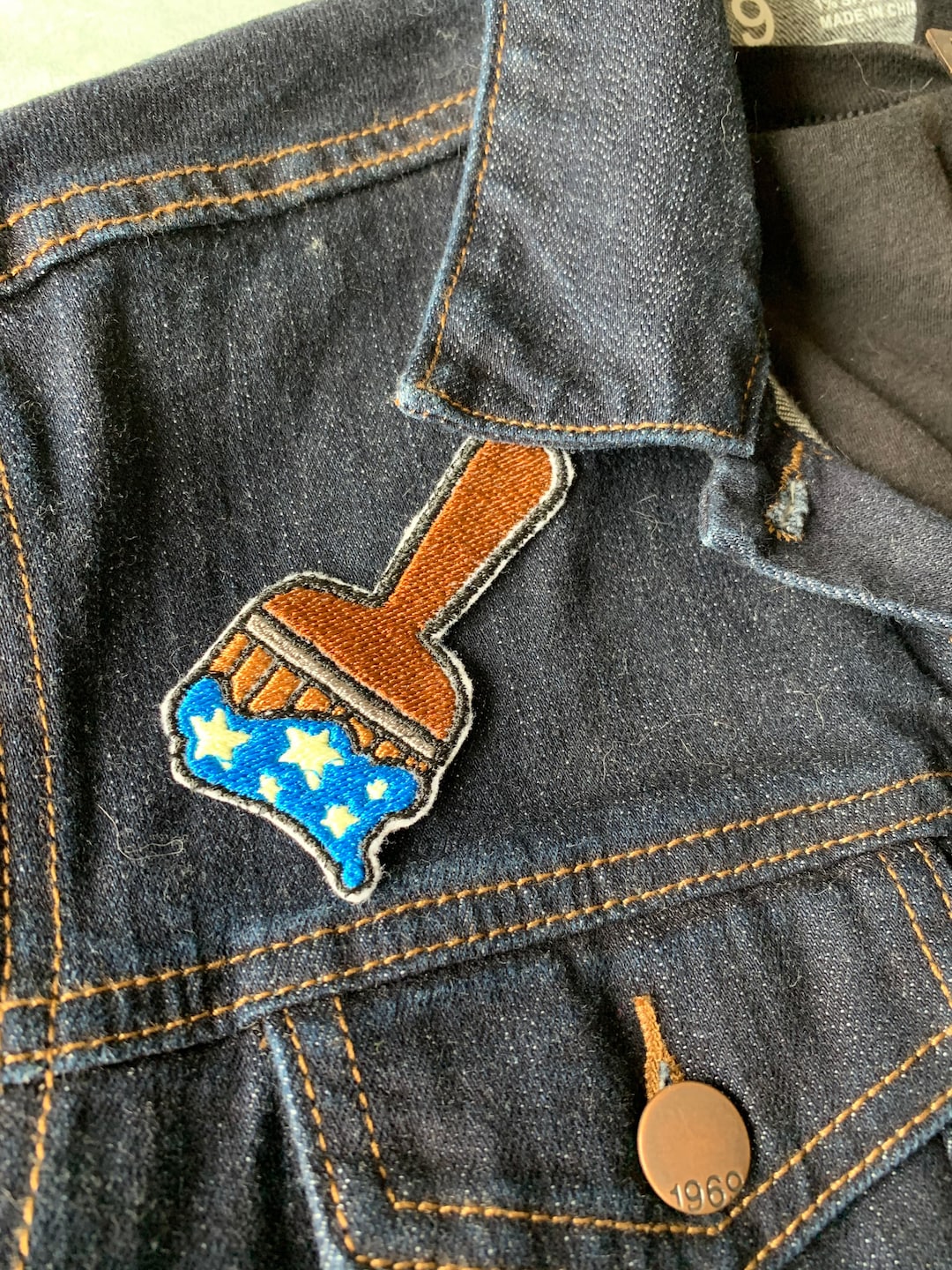 Starry Paintbrush Neopets Iron-on Patch GLOWS READY SHIP - Etsy