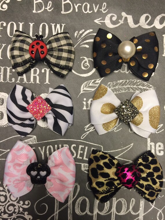 Bows for Dogs or Girls - Any Occasion - Dog Bows - Mini 2" - 2 for 8.95