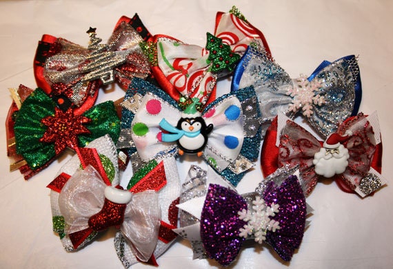 Mini Holiday Bowtique Bows