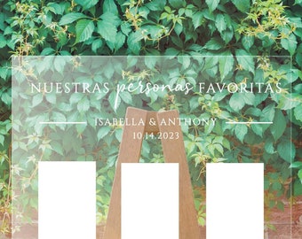 Nuestras Personas Favoritas / Calcomanía de signo de boda / Calcomanías de boda DIY / Calcomanía de boda de bienvenida / Vinilo de boda
