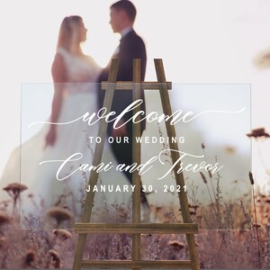 Wedding Sign Decal - Wedding Decor - DIY Wedding Decals - Welcome Wedding Decal - Wedding Vinyl - Welcome to Our Wedding