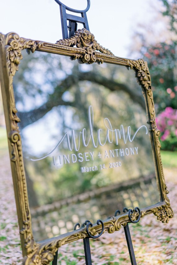 Wedding Sign Decal - Wedding Decor - DIY Wedding Decals - Welcome Wedding Decal - Wedding Vinyl