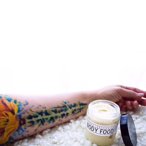 BODY FOOD // Whipped Body Butter. Shave Butter. Hair Mask Vegan Organic 100% Natural image 2