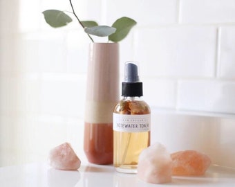 ROSEWATER TONER // Facial Toner. Face Mist - - - Vegan ∙ Organic ∙ 100% Natural