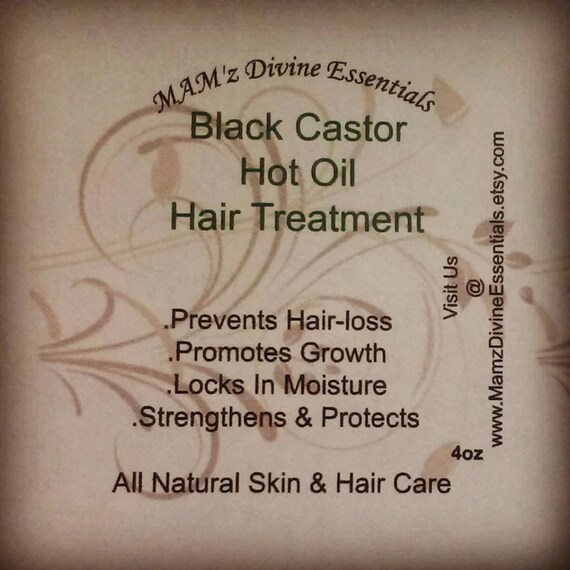 Items similar to Black Castor Hot Oil Hair Treatments on Etsy