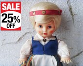 Vintage Latvian Doll Made in USSR in 1970s